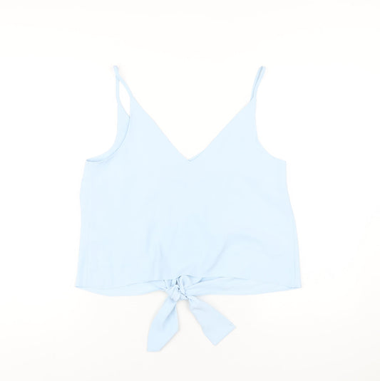 Womens UK Size 10 ASOS Blue Camisole T-Shirt