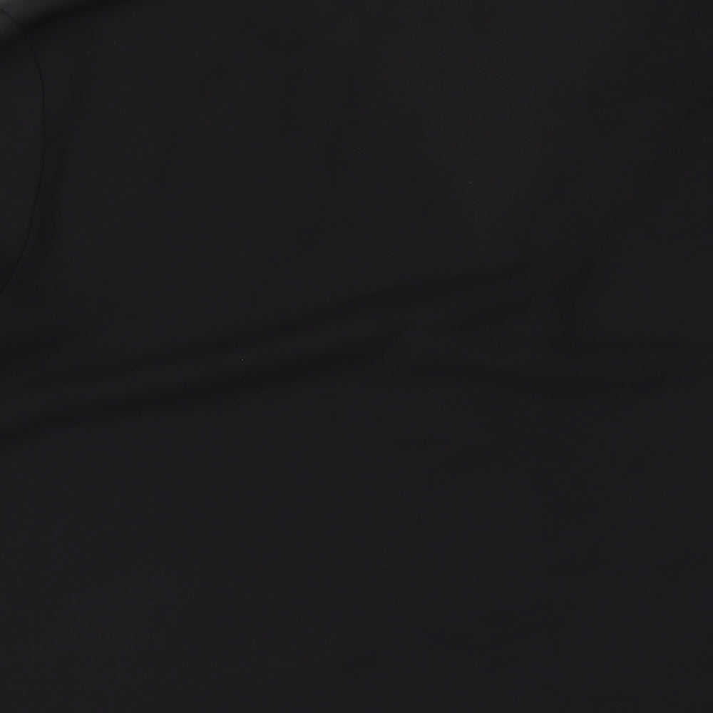 Womens UK Size 14 ASOS Black Basic Button-Up