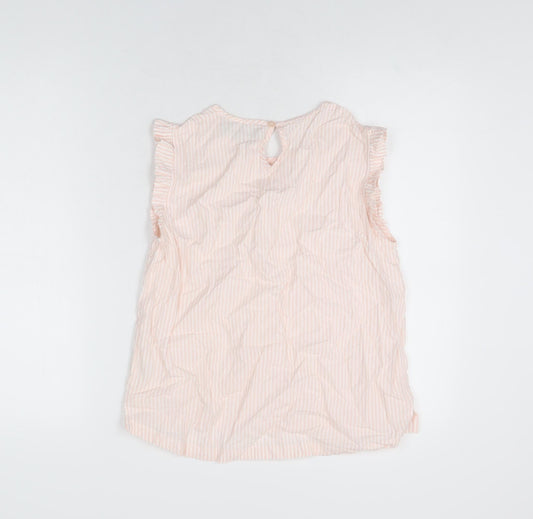 Womens UK Size 10 Quba & Co Pink Basic T-Shirt