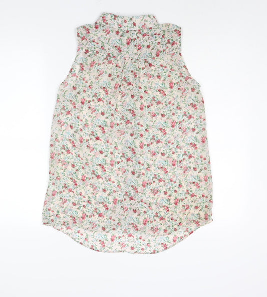 Womens UK Size 10 New Look Multicoloured Camisole Blouse