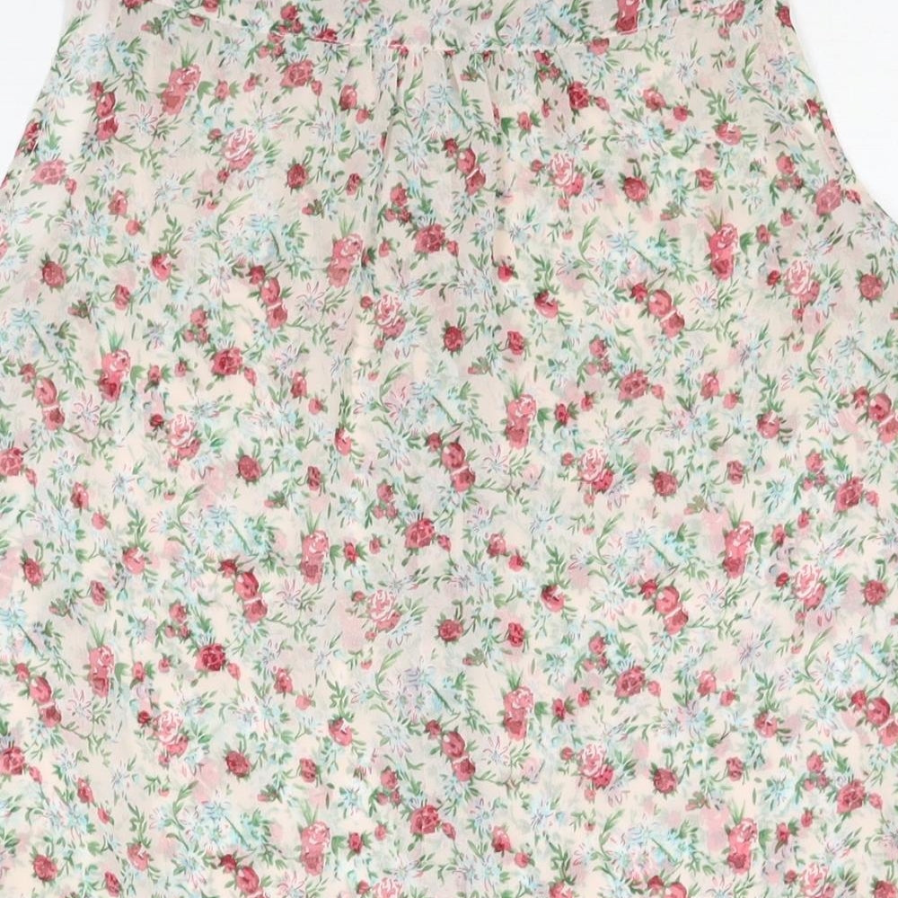Womens UK Size 10 New Look Multicoloured Camisole Blouse