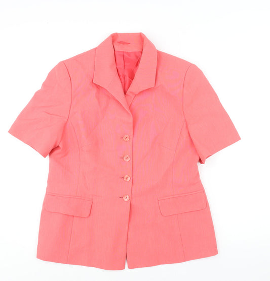 Womens UK Size 16 Berkertex Pink Jacket