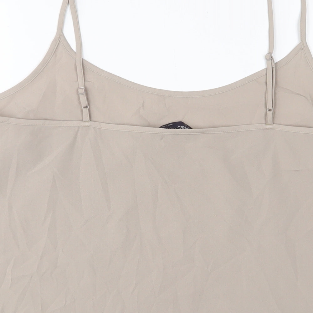 Womens UK Size 18 Marks and Spencer Brown Camisole Tank