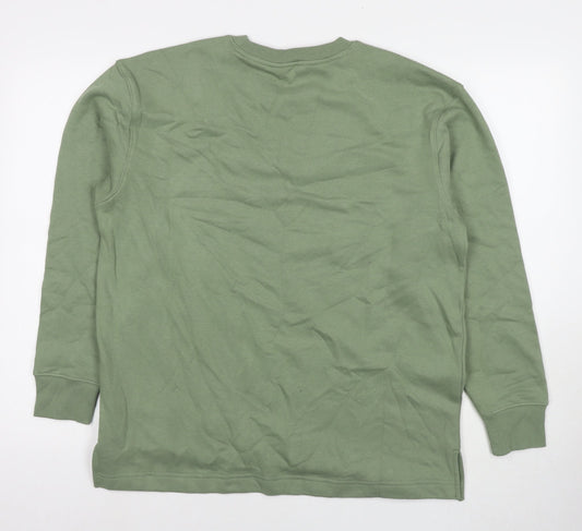 Womens UK Size M Marks and Spencer Green Pullover Sweatshirt