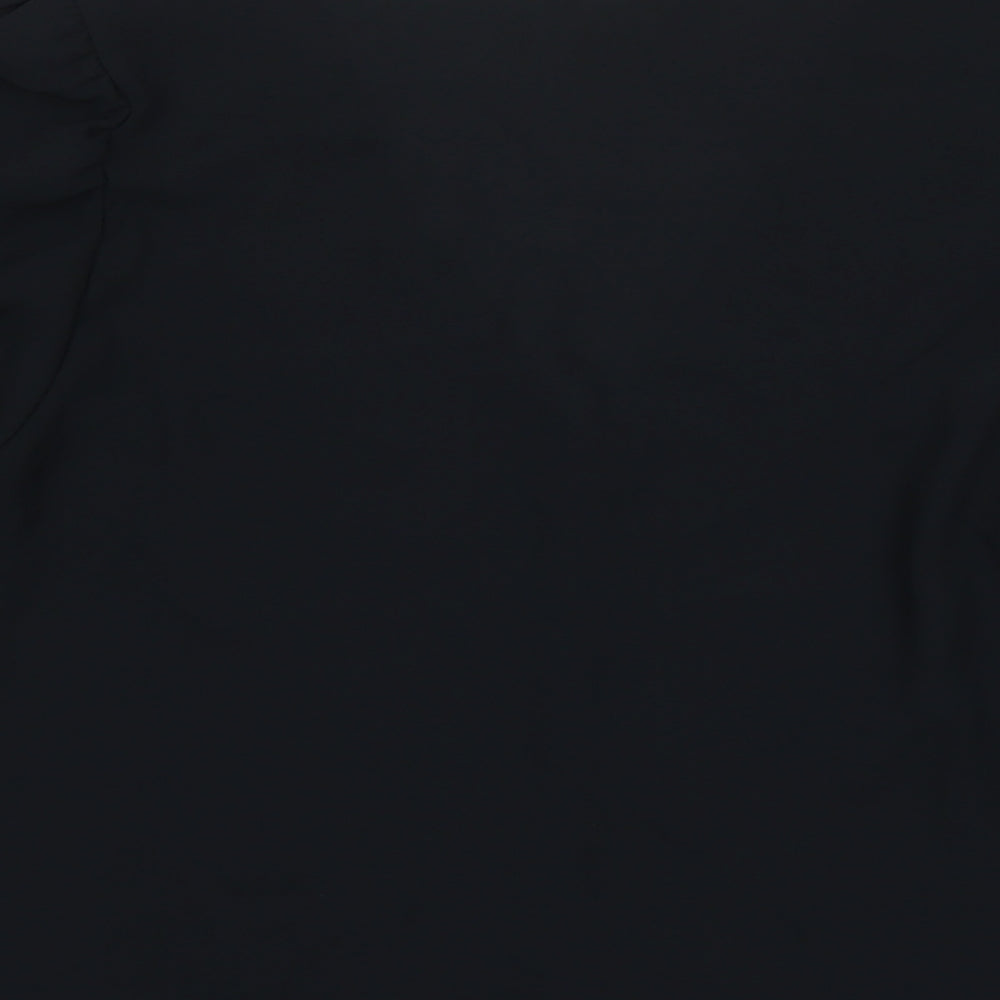 Womens UK Size 12 Marks and Spencer Black Basic Blouse