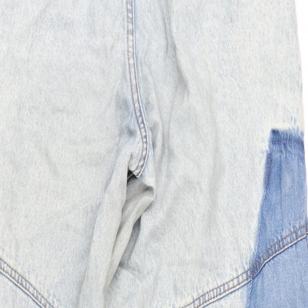 Berkshire Womens Blue Cotton Tapered Jeans Size 8 L27 in Regular Zip