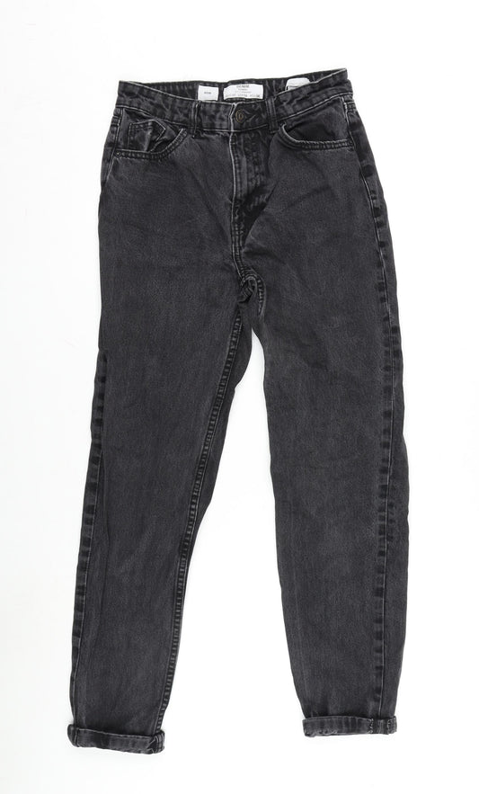 Womens UK Size 27 in Berksha Regular Fit Straight Grey Jeans