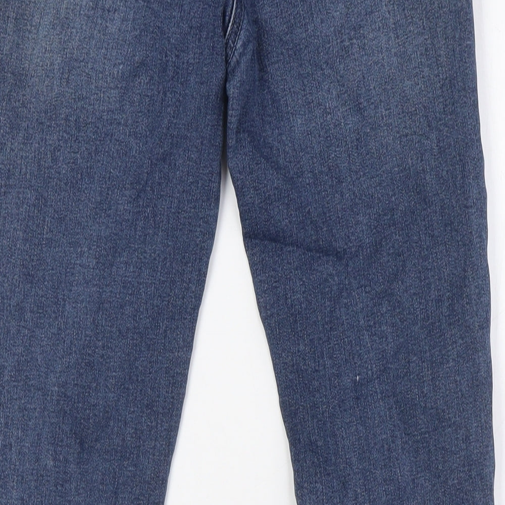 Womens UK Size 8 Papaya Regular Fit Skinny Blue Jeans