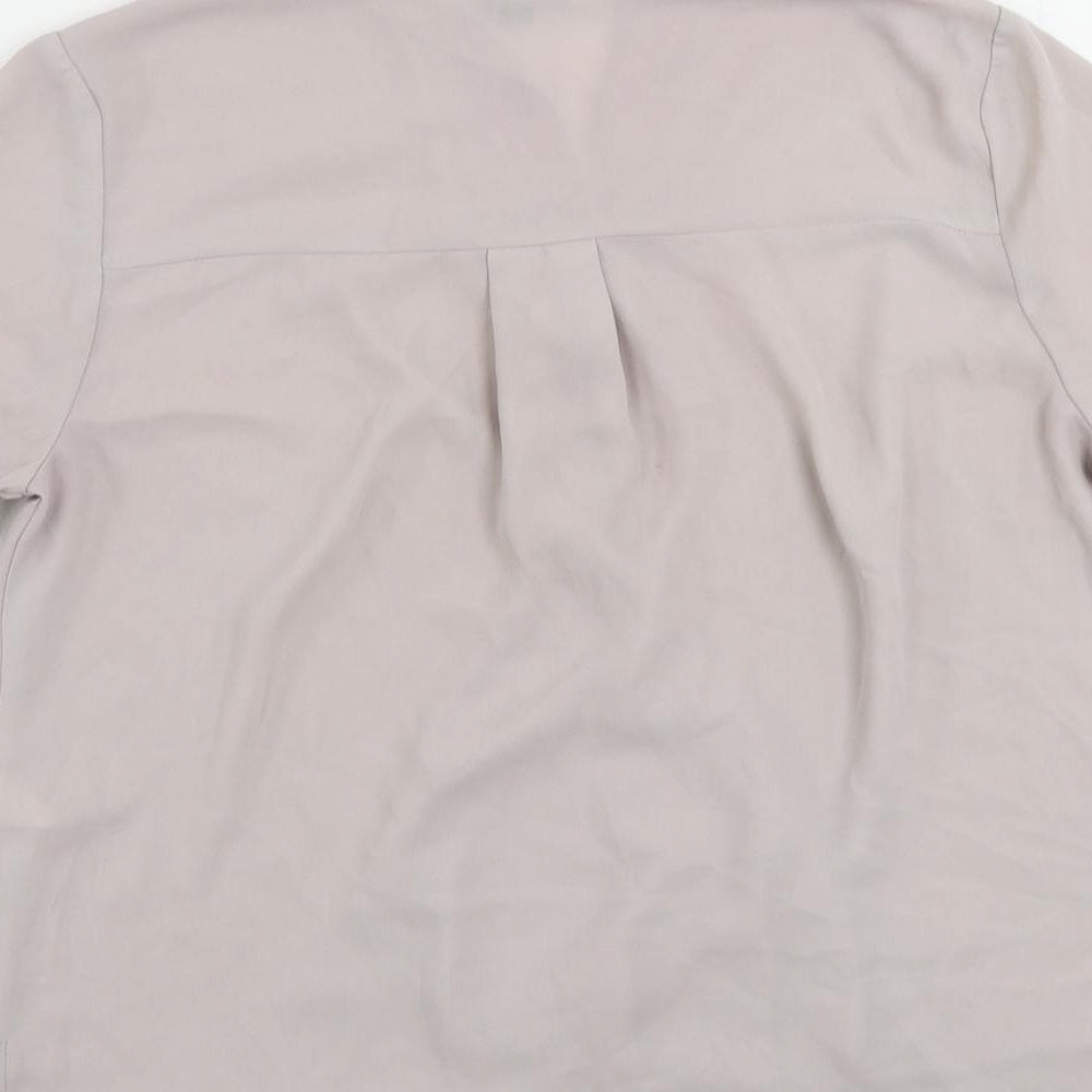 Womens UK Size 10 Topshop Pink Basic Blouse