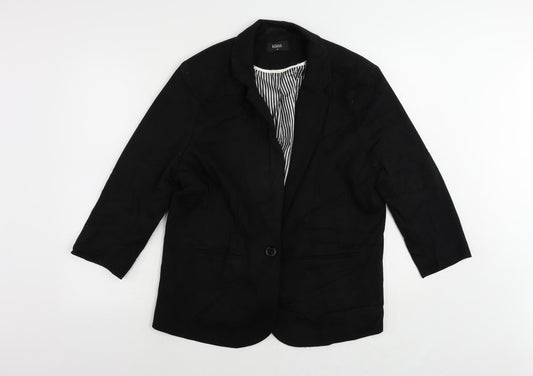 Womens UK Size 16 Klass Black Jacket