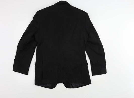 Mens UK Size 36 Burton Regular Black Suit Jacket