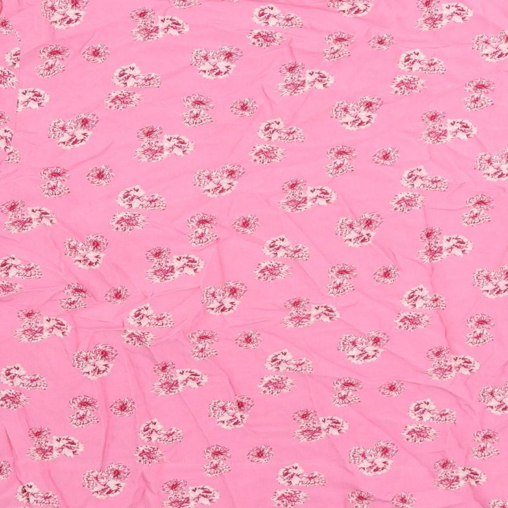 Womens UK Size 12 Marks and Spencer Pink Basic Blouse