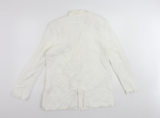 Womens UK Size S Zara White Jacket