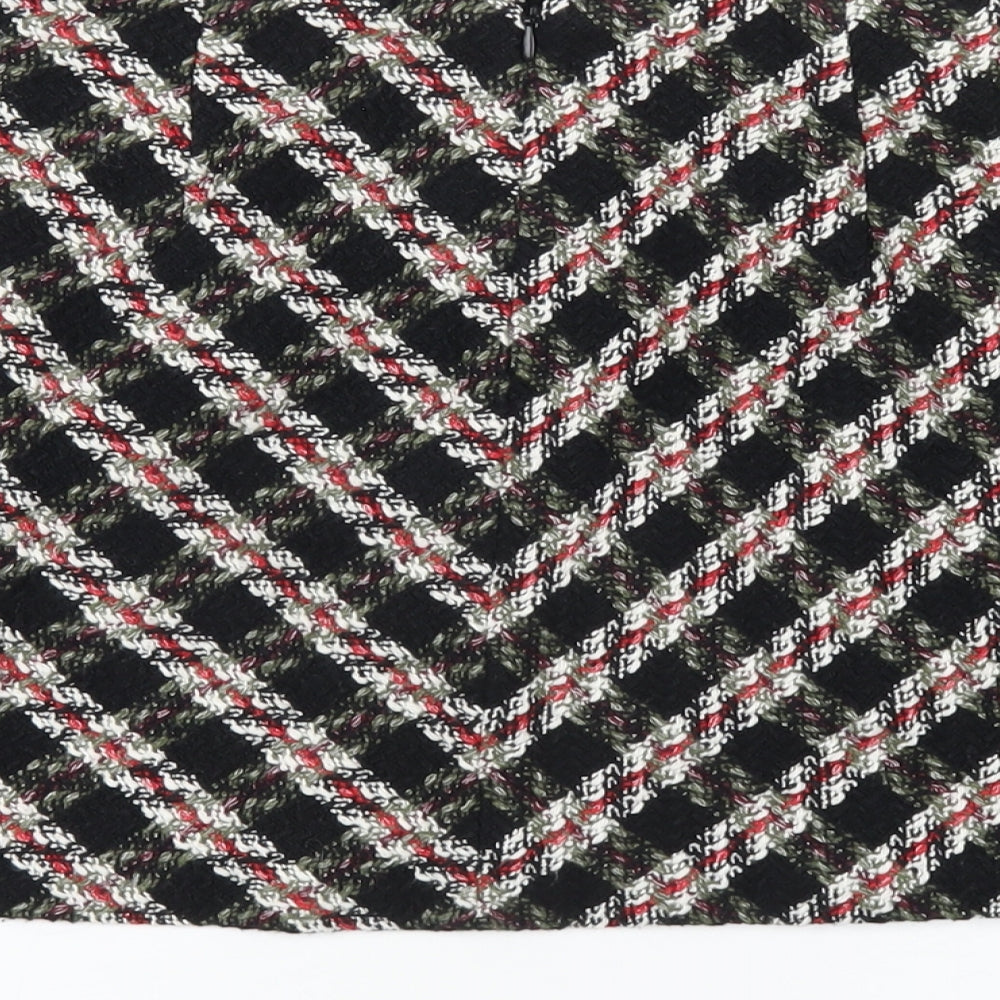 Womens UK Size L Zara A-Line Tweed Skirt