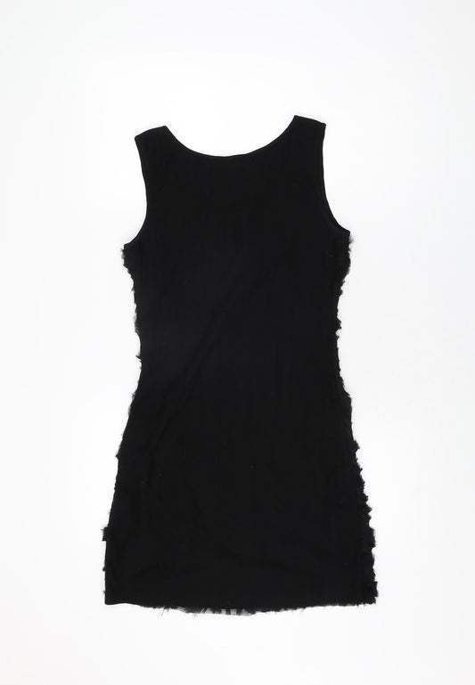 Steilmann Womens Black Polyester Bodycon Size S Round Neck Pullover