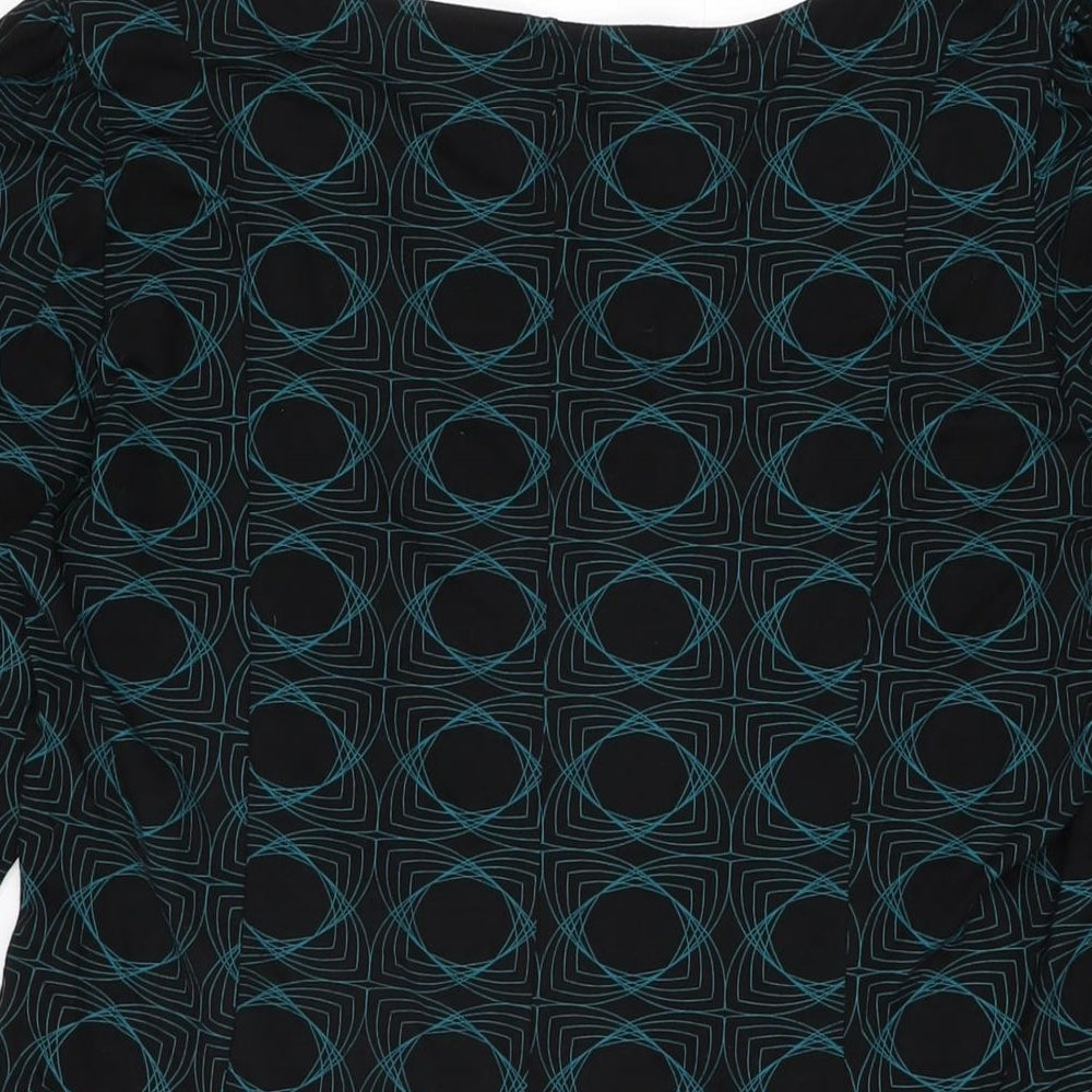 Womens UK Size 16 Marks and Spencer Black Basic T-Shirt