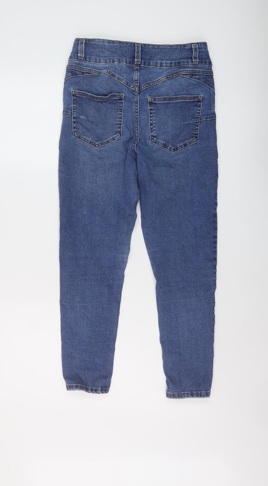 Womens UK Size 12 New Look Regular Fit Skinny Black Jeans