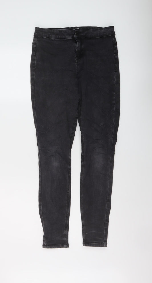Womens UK Size 10 TU Regular Fit Jegging Green Jeans