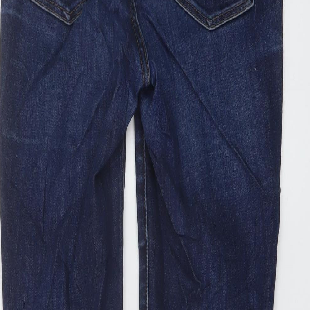 Madewell Womens Blue Cotton Skinny Jeans Size 25 in L28 in Regular Button