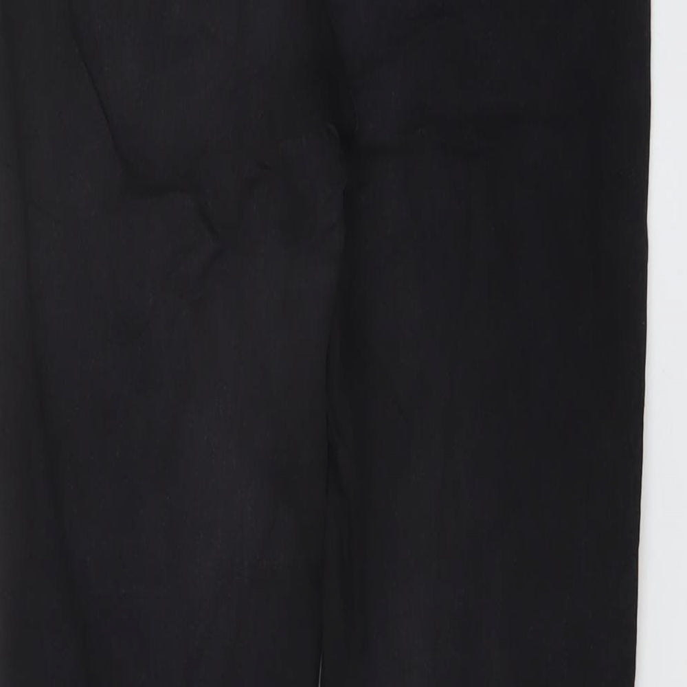 Topshop Womens Grey Cotton Skinny Jeans Size 34 in L28 in Regular Button