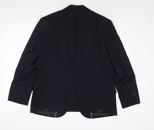 Mens UK Size 44 Autograph Regular Blue Suit Jacket