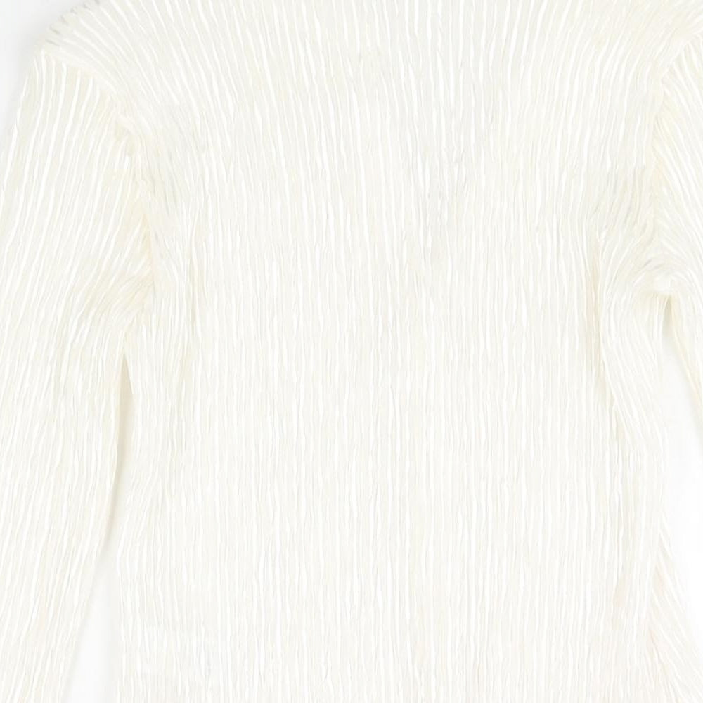 Womens UK Size 10 Marks and Spencer Ivory Basic Blouse
