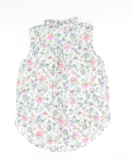 Womens UK Size 8 H&M Multicoloured Camisole Blouse