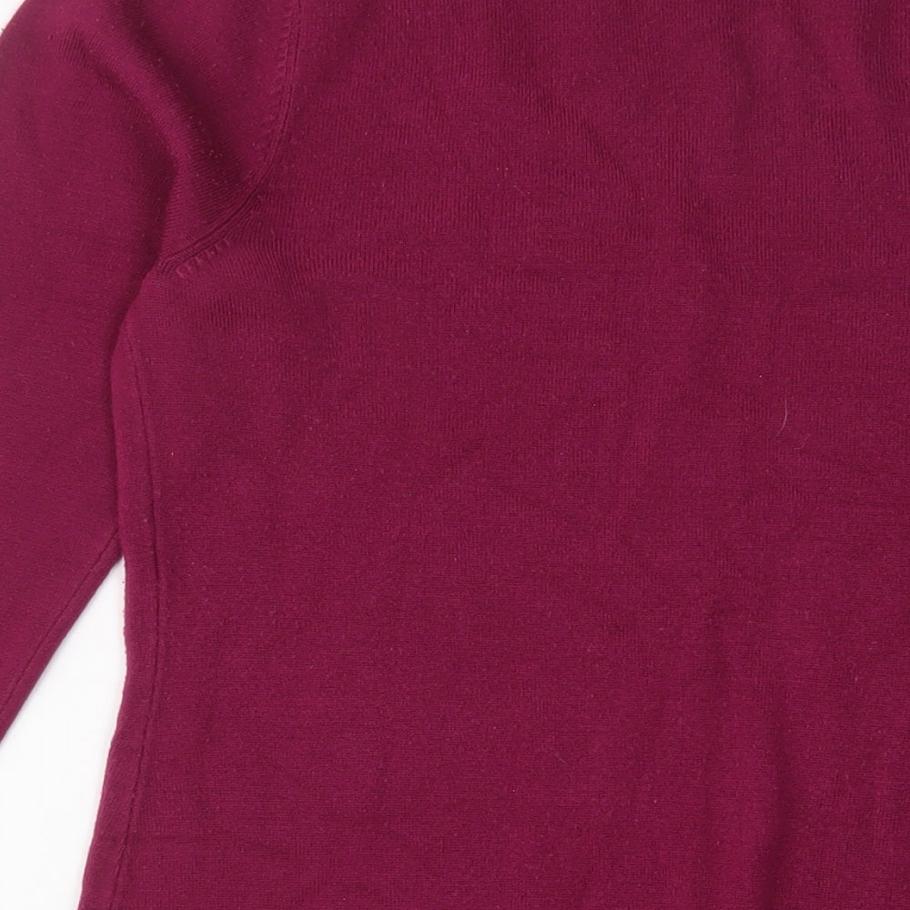 Womens UK Size 14 Dorothy Perkins Purple Pullover Jumper