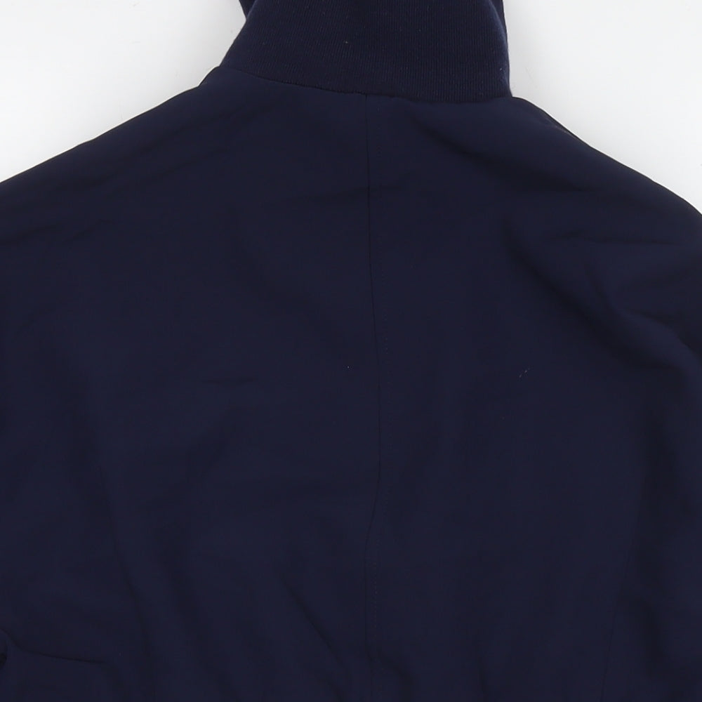 Pull&Bear Womens Blue Bomber Jacket Jacket Size S Zip