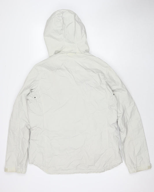 H&M Womens Ivory Jacket Size M Zip