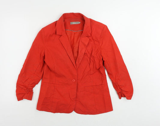 Womens UK Size 10 Fransa Red Jacket