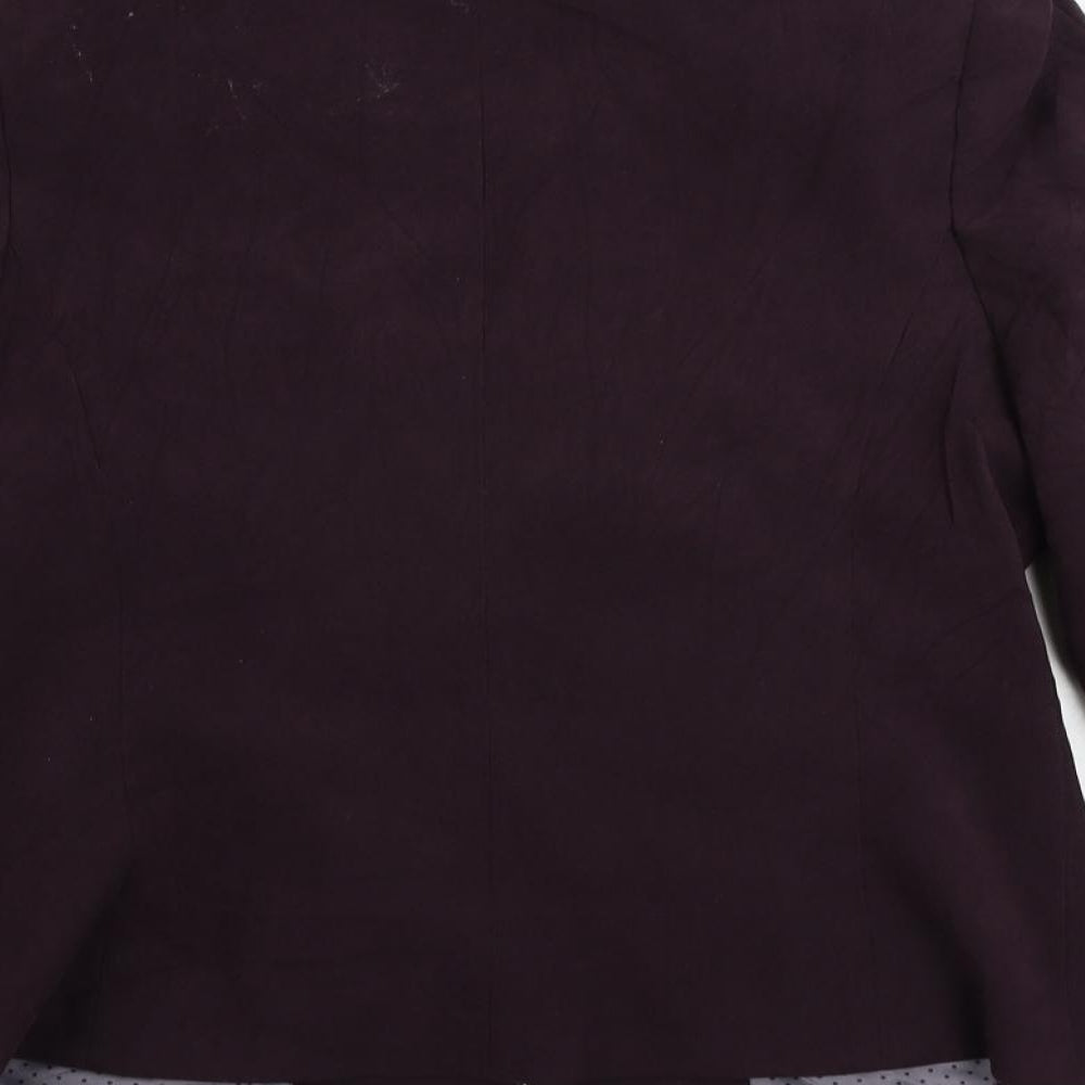 Womens UK Size 10 EWM Purple Jacket