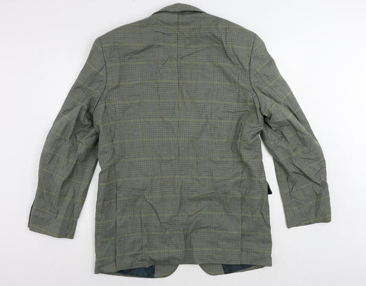 Mens UK Size 42 Marks and Spencer Regular Green Suit Jacket