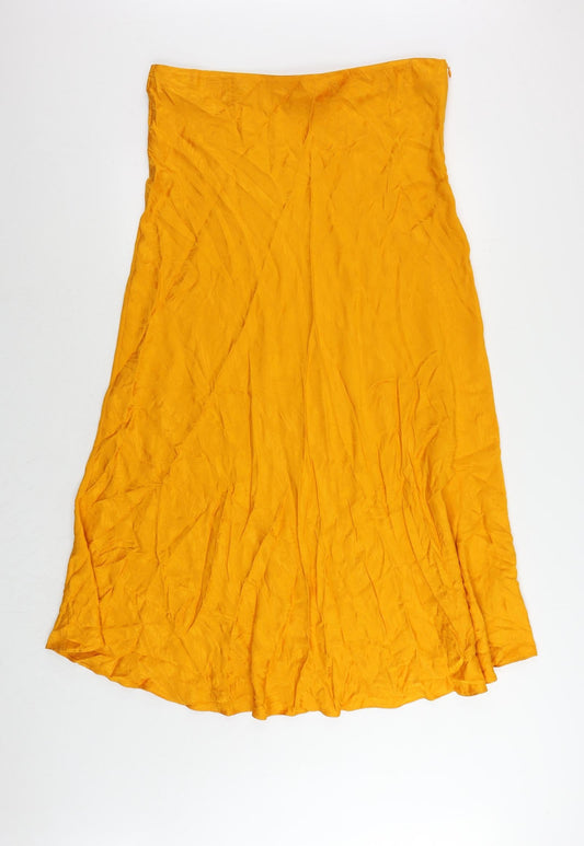Womens UK Size 18 Autograph Maxi Satin Skirt