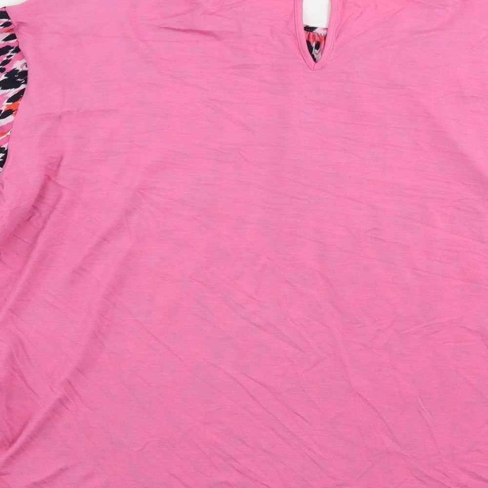 Womens UK Size 10 Marks and Spencer Pink Basic Blouse