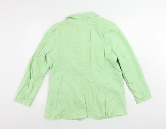 Womens UK Size 16 Marks and Spencer Green Jacket