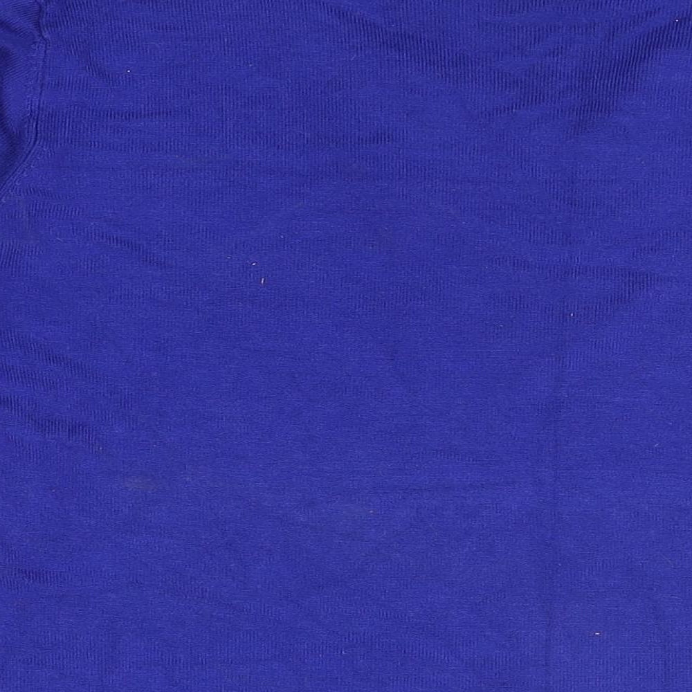 Womens UK Size L Paramour Blue Basic T-Shirt
