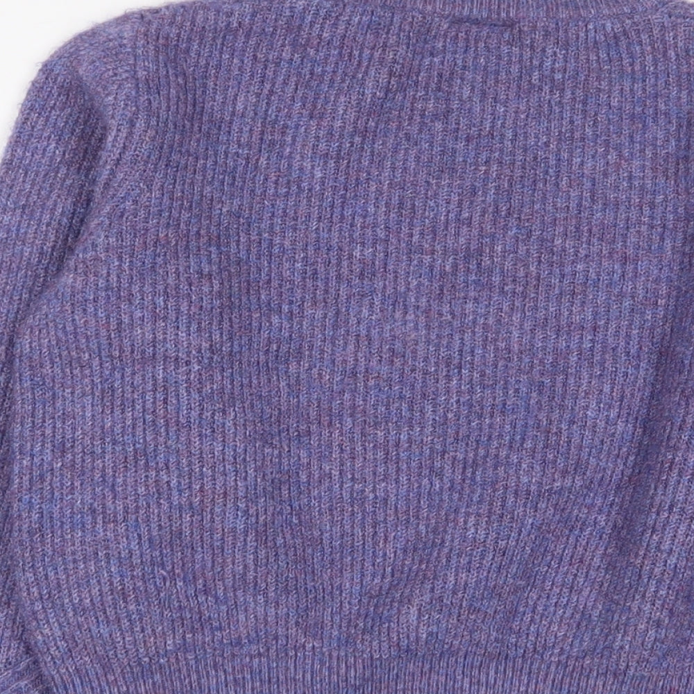 Womens UK Size L Noisy may Purple Pullover Jumper