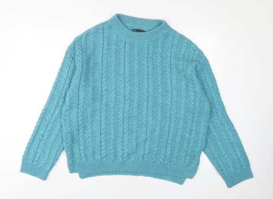 Womens UK Size XS ASOS Blue Pullover Jumper