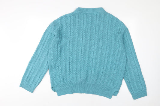 Womens UK Size XS ASOS Blue Pullover Jumper
