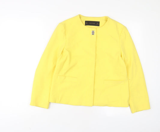 Womens UK Size S Zara Yellow Jacket