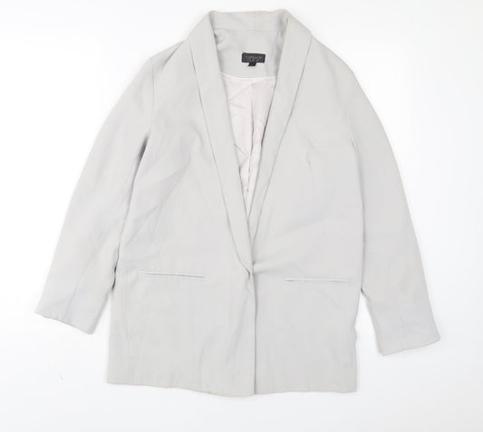 Womens UK Size 8 Topshop Grey Jacket