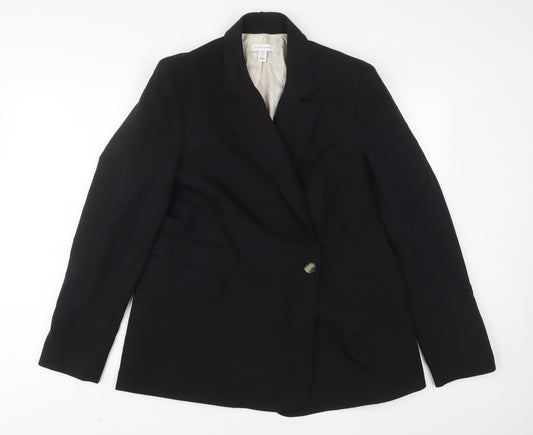 Womens UK Size 14 Topshop Black Jacket