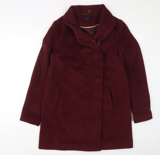 Womens UK Size 12 New Look Red Overcoat