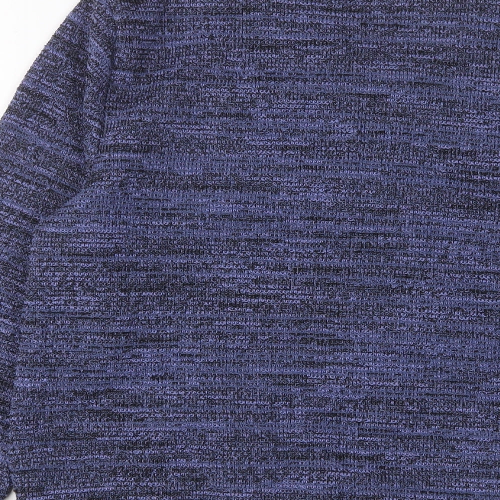 Womens UK Size 12 Marks and Spencer Blue Full Zip Sweatshirt