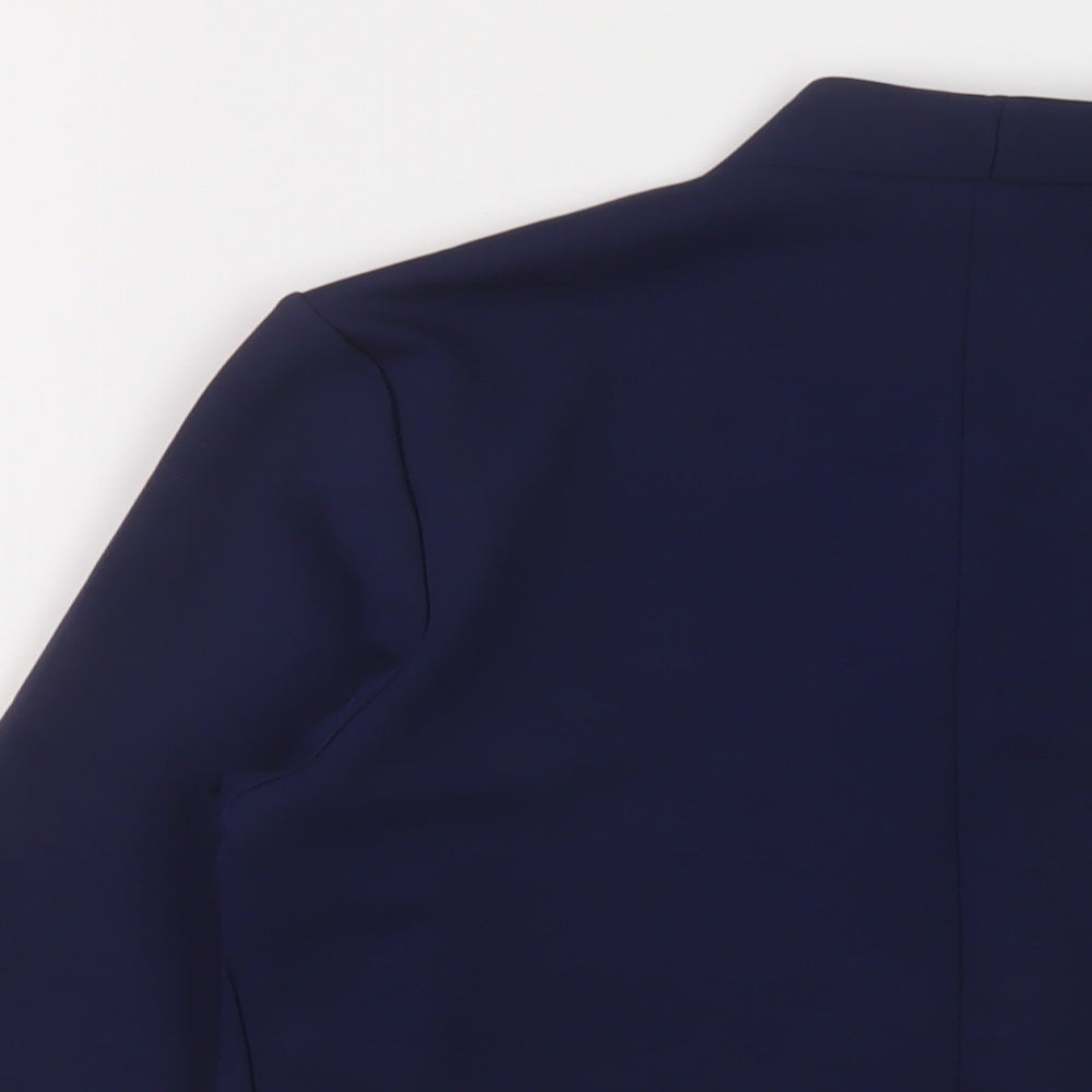 Quiz Womens Blue Jacket Blazer Size 10