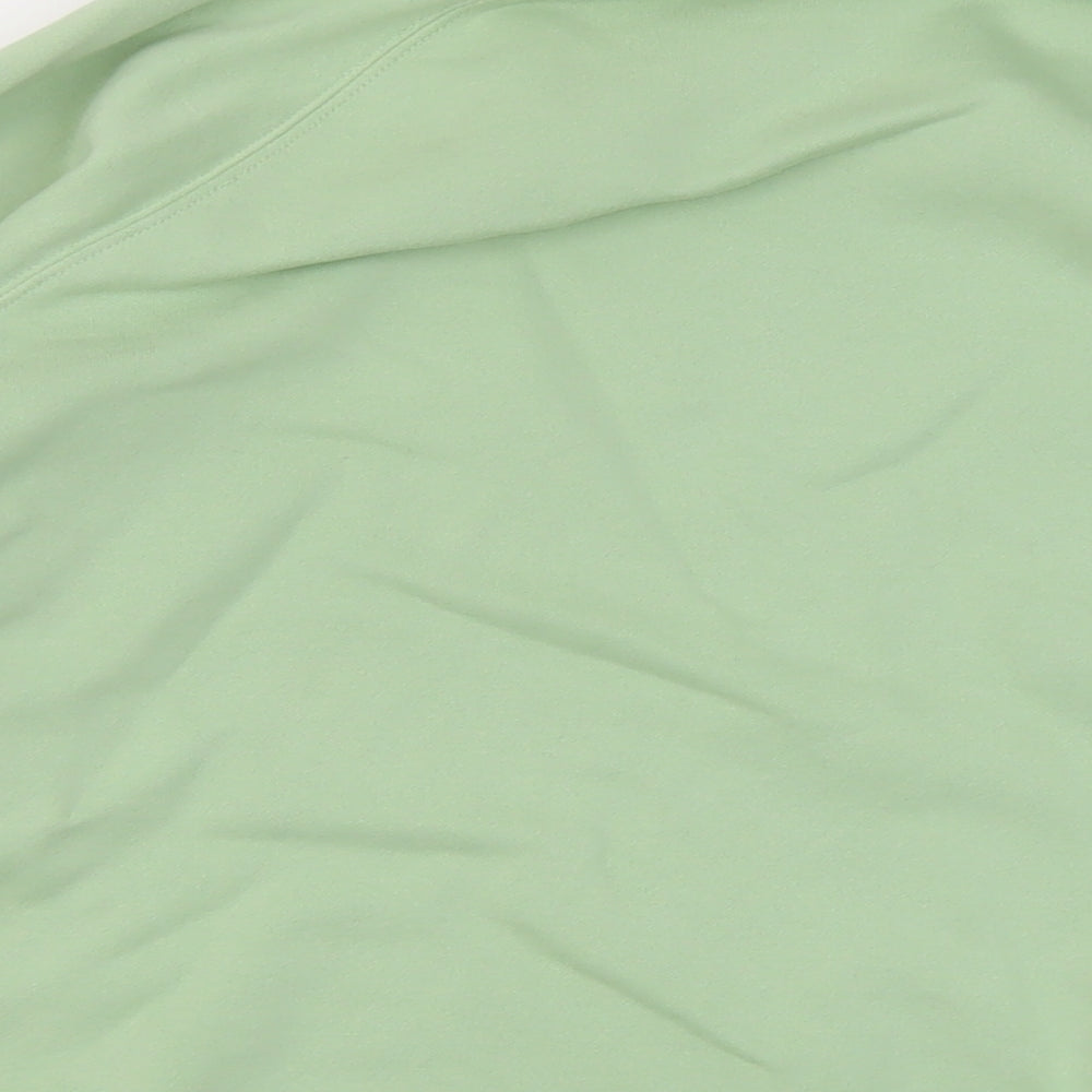 H&M Womens Green Cotton Pullover Sweatshirt Size S Pullover