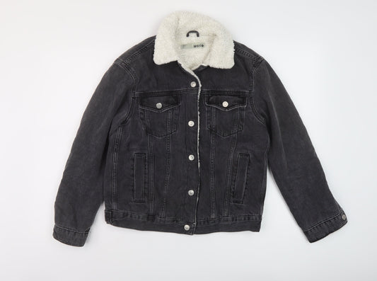 Womens UK Size 6 Topshop Grey Jacket