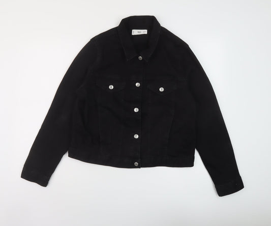 Womens UK Size 2XL Mango Black Jacket