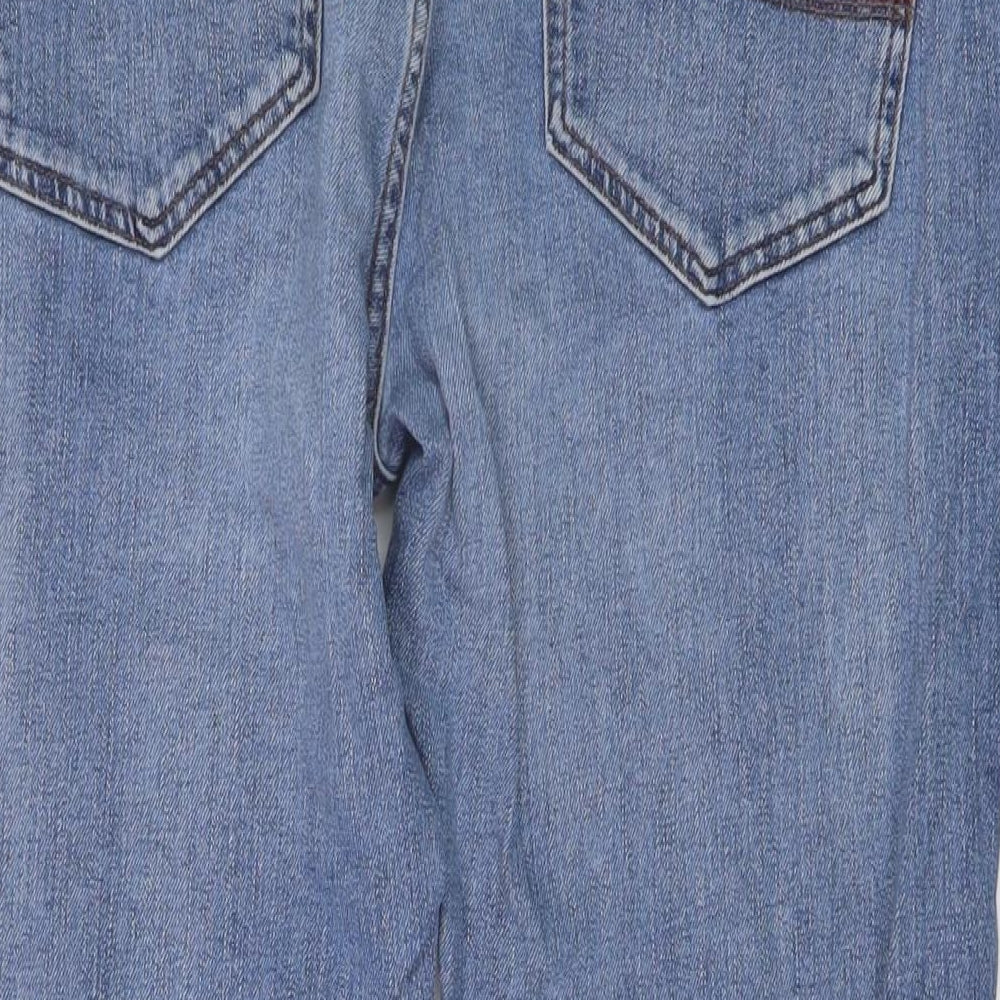 Blue Sky Mens Blue Cotton Straight Jeans Size 36 in L27 in Regular Button